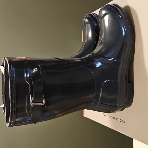 Hunter Black Rain Boots - Picture 3 of 6